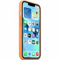 Apple Coque en silicone MagSafe Apple iPhone 13 Mini - Marigold