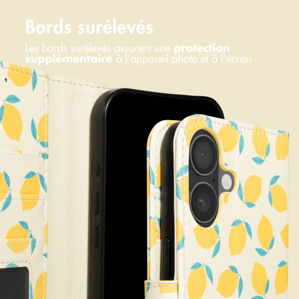 imoshion Étui de télephone portefeuille Design Apple iPhone 17 - Citrus Dream
