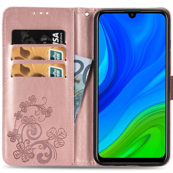 Etui de téléphone Fleurs de Trèfle Huawei P Smart (2020)