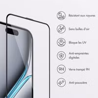 Accezz Protecteur d’écran en verre trempé + Applicateur Apple iPhone 17