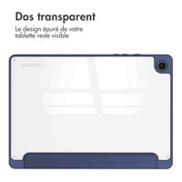 imoshion Coque tablette rigide Trifold Samsung Galaxy Tab A9 Plus - Bleu foncé