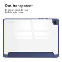 imoshion Coque tablette rigide Trifold iPad Samsung Galaxy Tab A9 Plus - Bleu foncé