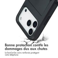 imoshion Coque arrière avec porte-cartes Apple iPhone 17 Pro Max - Noir