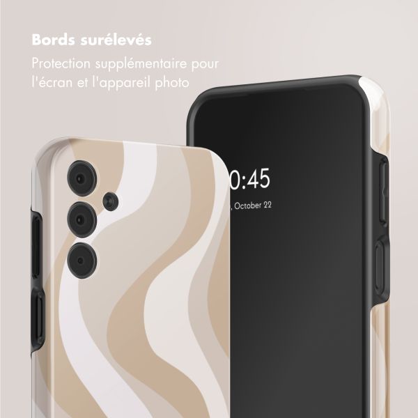 Selencia Coque arrière Vivid Tough Samsung Galaxy A15 - Desert Waves Beige