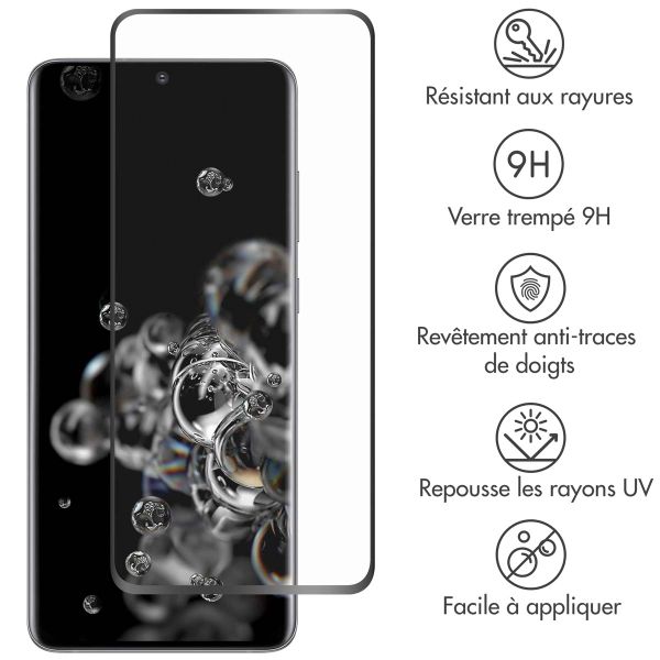 Accezz Protection d'écran en verre trempé Full Cover Samsung Galaxy S20 Ultra
