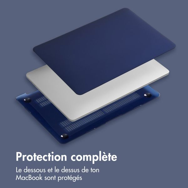 imoshion Coque Laptop Apple MacBook Air 15 pouces (2023 / 2024 M3 chip / 2025 M4 chip) - Bleu foncé