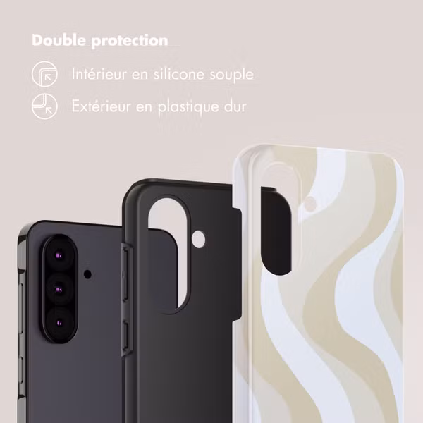 Selencia Coque arrière Vivid Samsung Galaxy A36 / A56 - Desert Waves Beige