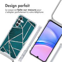 imoshion Coque Design avec cordon Samsung Galaxy A15 (5G/4G) - Petrol Green Graphic