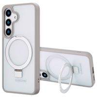 Accezz Coque Ring Stand avec MagSafe Samsung Galaxy S25 Plus - Gris