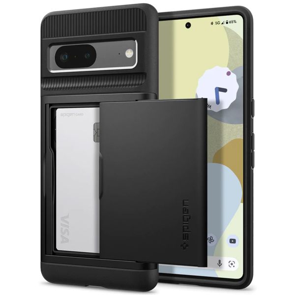 Spigen Coque Slim Armor CS Google Pixel 7 - Noir