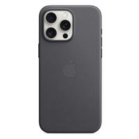 Apple Coque FineWoven MagSafe Apple iPhone 15 Pro Max - Noir