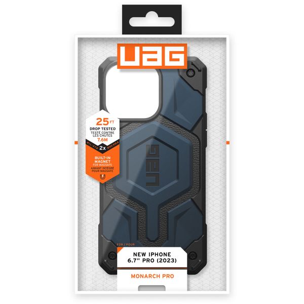 UAG Coque arrière Monarch Pro Apple iPhone 15 Pro Max - Mallard