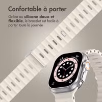 Accezz Bracelet Ocean Apple Watch Series 1 - 11 / SE / Ultra (44/45/46/49 mm) - Lumière stellaire