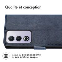 imoshion Étui de télephone portefeuille Oppo A80 5G - Bleu foncé