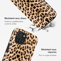 Selencia Coque arrière Vivid Tough avec MagSafe iPhone 15 - Wild Leo