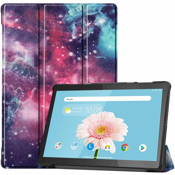 imoshion Coque tablette Design Trifold Lenovo Tab M10 - Into Space