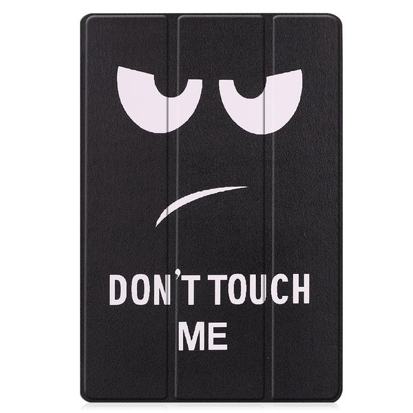 imoshion Coque tablette Design Trifold Galaxy Tab S8 Plus / S7 Plus / S7 FE 5G - Don't touch