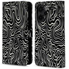 imoshion Étui de téléphone portefeuille Design Xiaomi Redmi Note 13 Pro Plus (5G) - Black And White