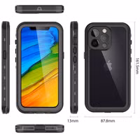 Redpepper Coque imperméable Dot Plus Apple iPhone 13 Pro - Noir