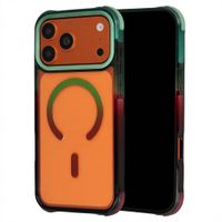 Selencia Coque arrière MagSafe Gradient Apple iPhone 17 Pro - Vert / Brun