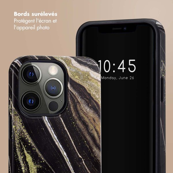 Selencia Coque arrière Vivid Apple iPhone 13 Pro - Chic Marble