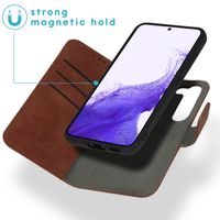 imoshion Etui de télephone luxe 2-en-1 amovible Samsung Galaxy S23 - Marron