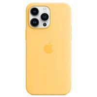 Apple Coque en silicone MagSafe iPhone 14 Pro Max - Sunglow