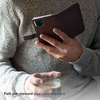 Selencia Étui de téléphone portefeuille en cuir véritable Samsung Galaxy A52(s) (5G/4G)