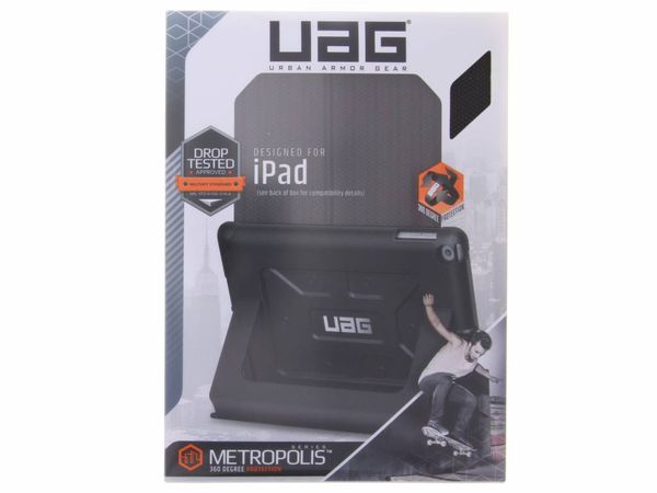 UAG Coque tablette Metropolis iPad 6 (2018) 9.7 pouces / iPad 5 (2017) 9.7 pouces - Noir