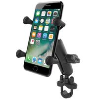 RAM Mounts X-Grip® U-Bolt Support de téléphone vélo/moto/scooter - Universel - Petit - Noir