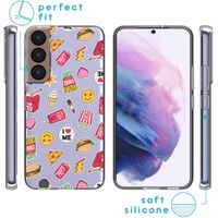 imoshion Coque Design Samsung Galaxy S22 - Allover fastfood