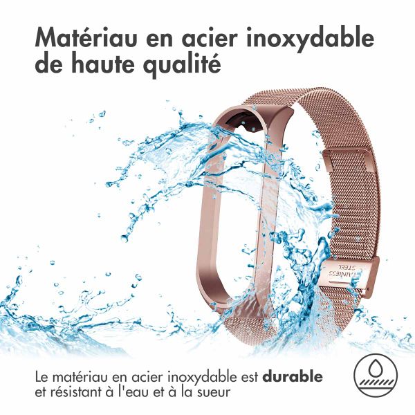 imoshion Bracelet milanais le Xiaomi Mi Band 7 - Rose