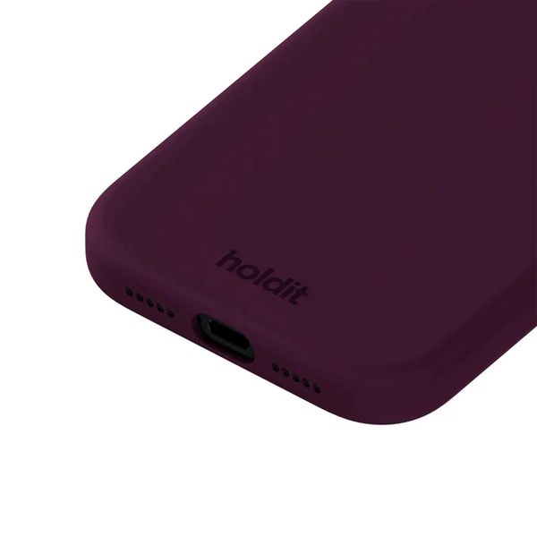 Holdit Coque Silicone Apple iPhone 17 Pro - Deep Plum