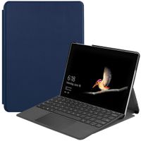imoshion Coque tablette Trifold Microsoft Surface Go 4 / Go 3 / Go 2 - Bleu foncé