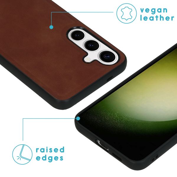 imoshion Etui de télephone luxe 2-en-1 amovible Samsung Galaxy S24 - Marron