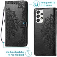 imoshion Etui de télephone Mandala Samsung Galaxy A33 - Noir