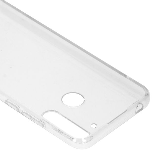 Coque silicone Motorola Moto G8 Power Lite - Transparent