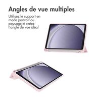 imoshion Coque tablette rigide Trifold Samsung Galaxy Tab A9 8.7 pouces - Rose