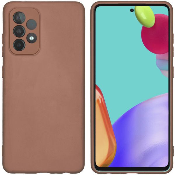 imoshion Coque Couleur Samsung Galaxy A52(s) (5G/4G) - Taupe