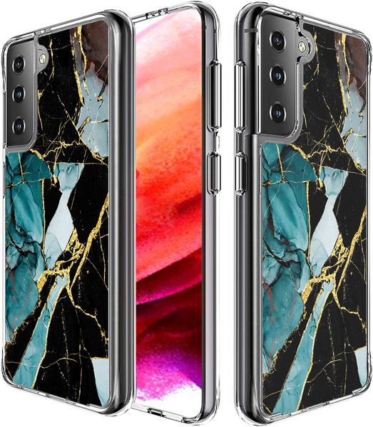 imoshion Coque Design Samsung Galaxy S21 FE - Shattered Blue Marble