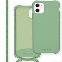 imoshion Coque de couleur avec cordon amovible Apple iPhone 11 - Vert
