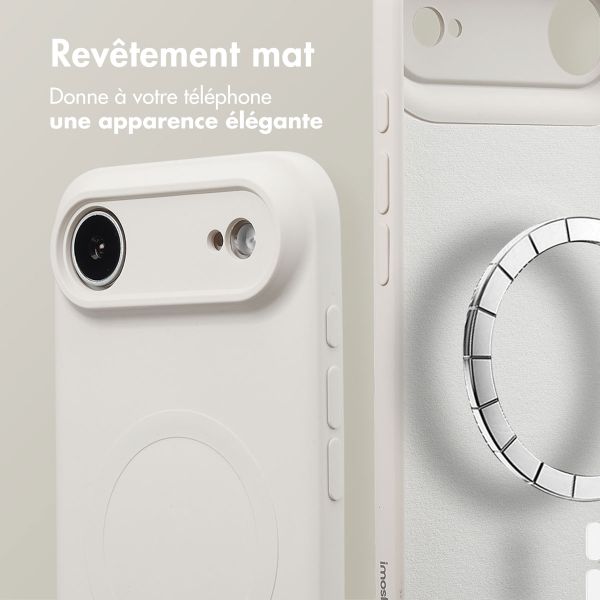 imoshion Coque Couleur avec MagSafe Apple iPhone Air - Beige