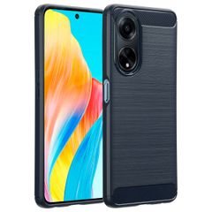 imoshion Coque Brushed Oppo A98 - Bleu foncé