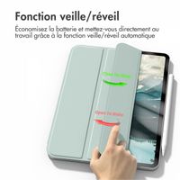 imoshion Magnetic etui de téléphone portefeuille Apple iPad Pro 11 (2022 / 2021 / 2020 / 2018) - Vert clair