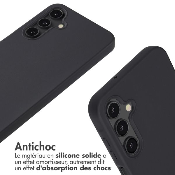 imoshion Coque en silicone avec cordon Samsung Galaxy S24 FE - Noir