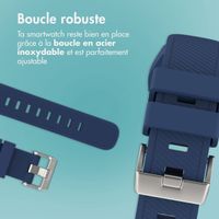 imoshion Bracelet en silicone souple - Connexion universelle 20 mm - Bleu foncé