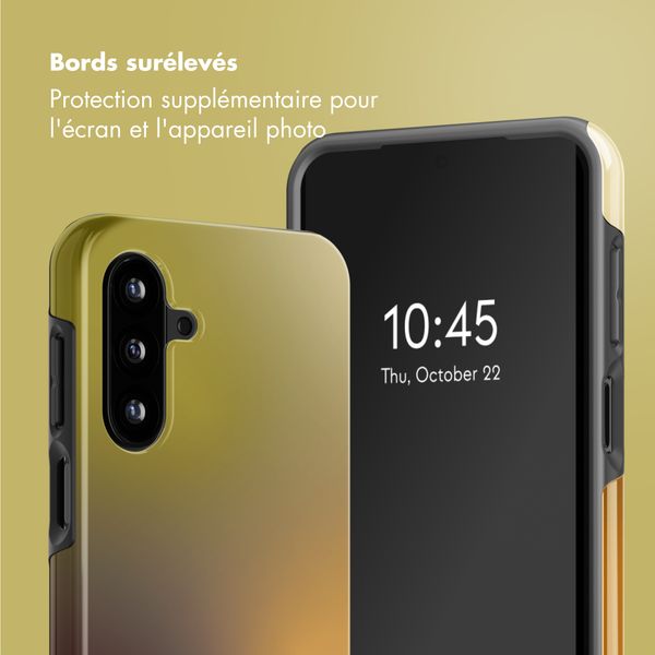 Selencia Coque arrière Vivid Samsung Galaxy A17 - Gradient Olive Dust