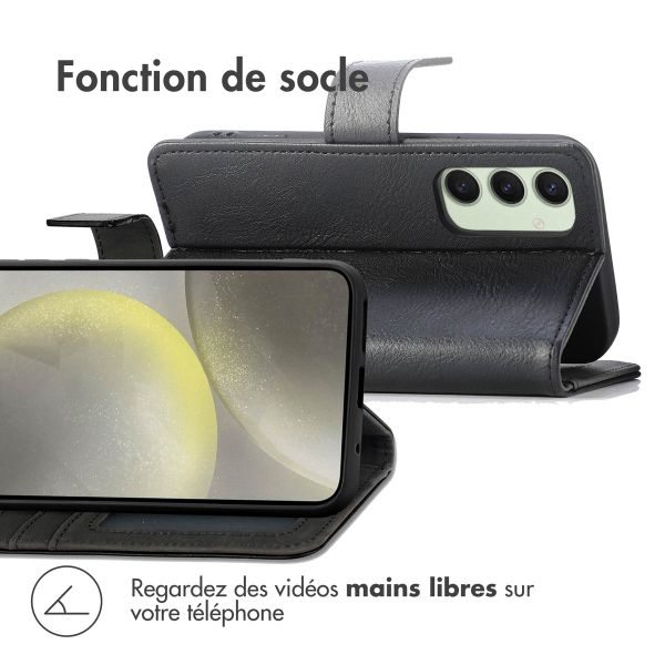 imoshion Étui de télephone portefeuille Samsung Galaxy S24 FE - Noir