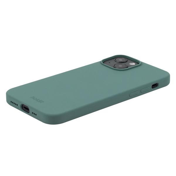 Holdit Coque Silicone iPhone 14 / 13 - Moss Green