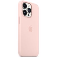 Apple Coque en silicone MagSafe Apple iPhone 13 Pro Max - Chalk Pink